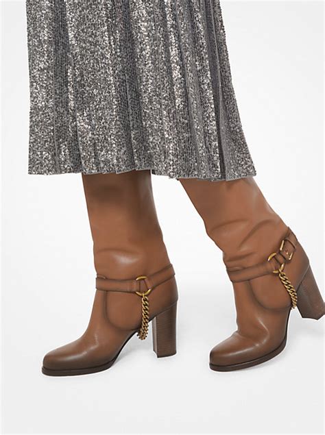 swift bootie michael kors|michael kors burnished boots.